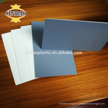 JINBAO 1.22x2.44m planche de pvc 20mm feuille de PVC rigide 1.5 densité